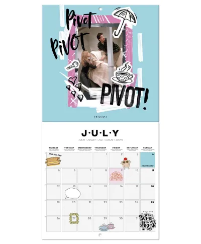 Friends - kalendarz ścienny 2021