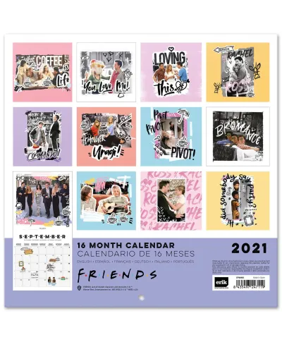 Friends - kalendarz ścienny 2021