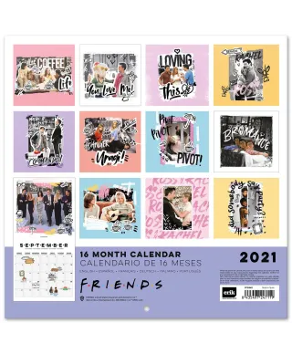 Friends - kalendarz ścienny 2021