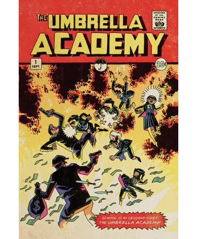 The Umbrella Academy School is in Session - plakat
