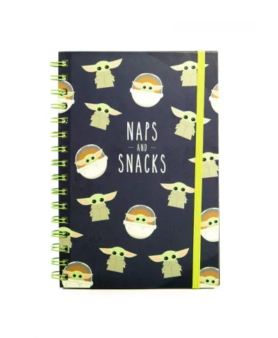 Star Wars The Mandalorian Snacks And Naps - notes A5 kołozeszyt