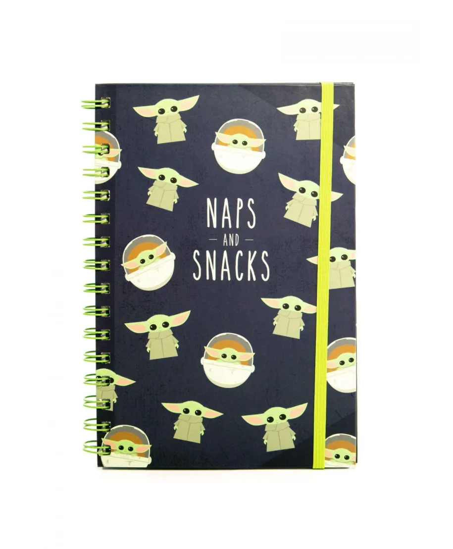 Star Wars The Mandalorian Snacks And Naps - notes A5 kołozeszyt