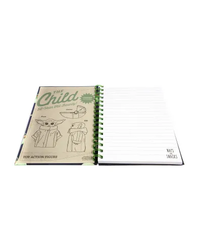 Star Wars The Mandalorian Snacks And Naps - notes A5 kołozeszyt