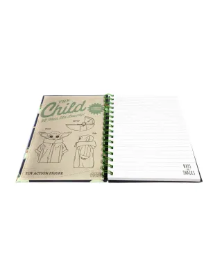 Star Wars The Mandalorian Snacks And Naps - notes A5 kołozeszyt