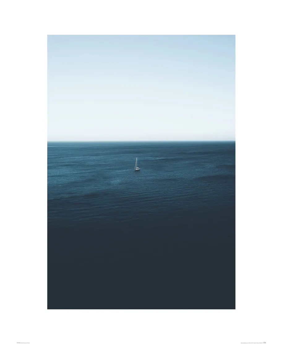 Żaglówka na oceanie - reprodukcja