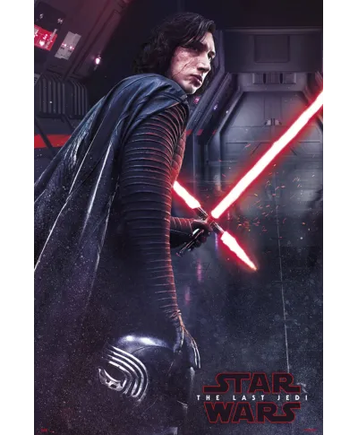 Star Wars The Last Jedi Kylo Ren - plakat