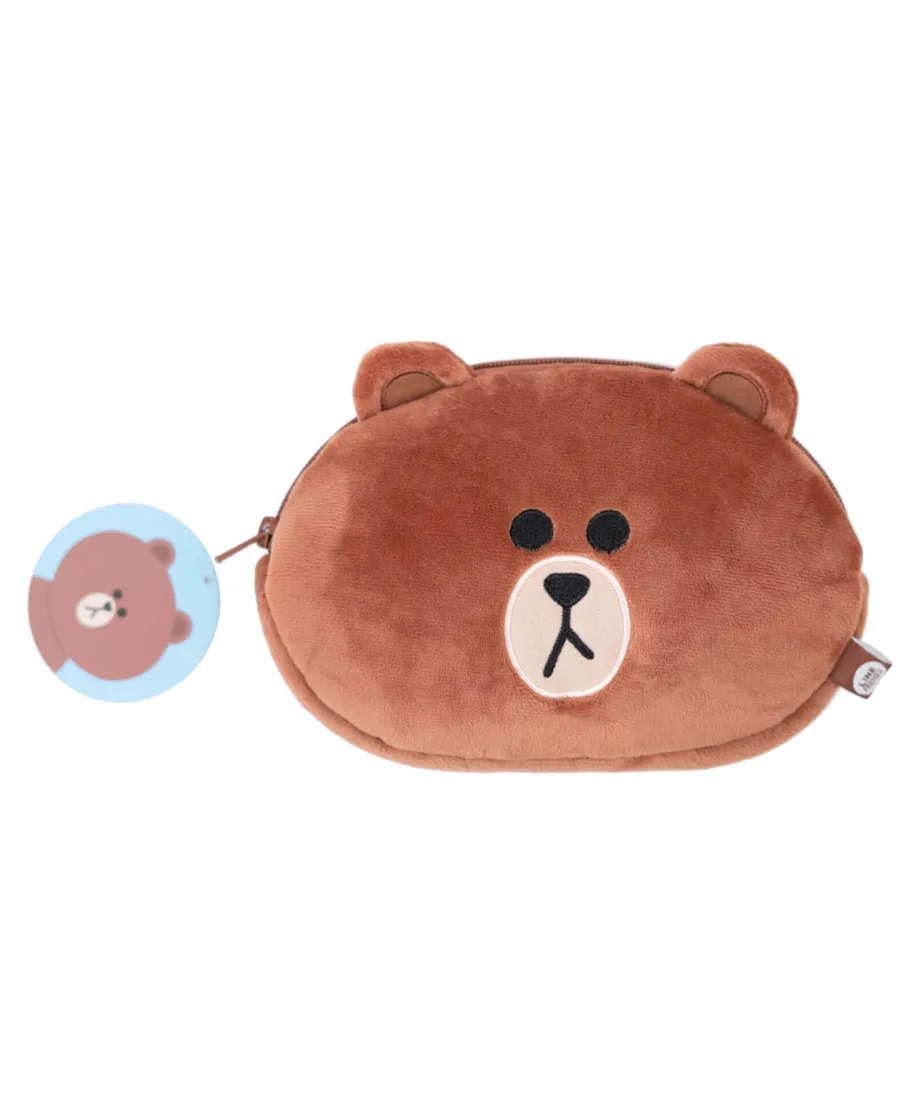 Line Friends Brown Plush - piórnik