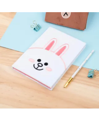 Line Friends Cony Plush - puchaty notes A5