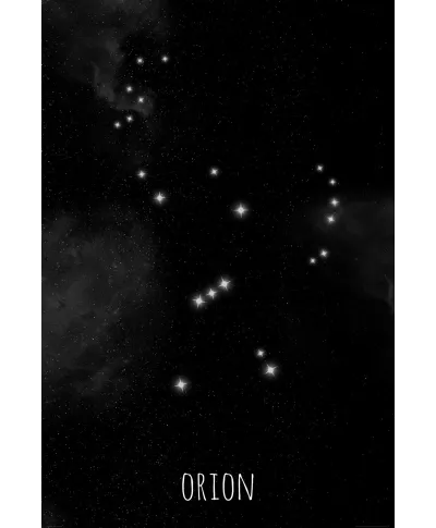 Orion konstelacja gwiazd - plakat