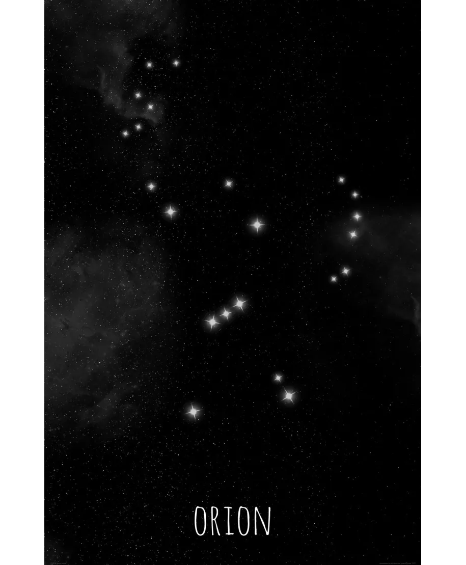 Orion konstelacja gwiazd - plakat