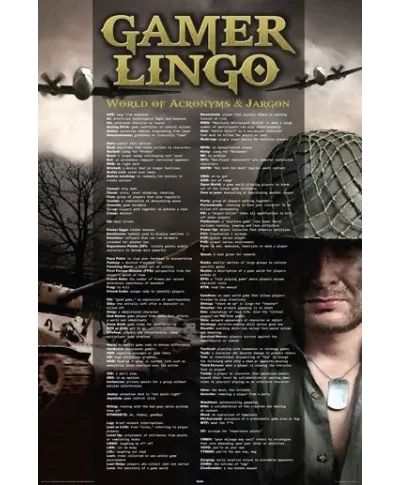 Gamer Lingo - plakat