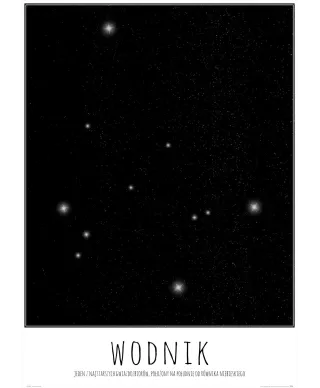 Wodnik z opisem - plakat