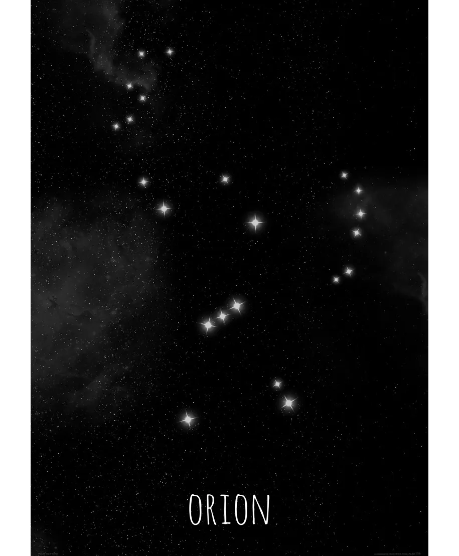 Orion konstelacja gwiazd - plakat