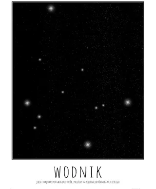 Wodnik z opisem - plakat