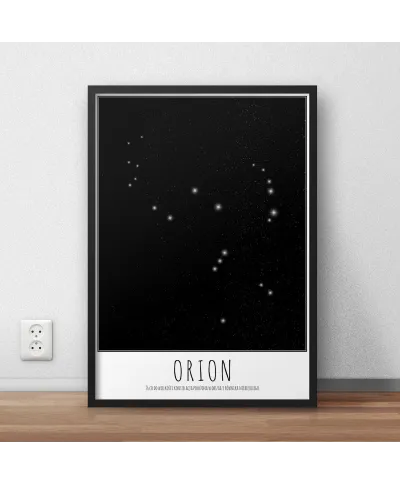 Orion z opisem - plakat
