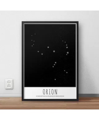 Orion z opisem - plakat