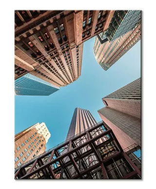 Financial District - obraz na płótnie