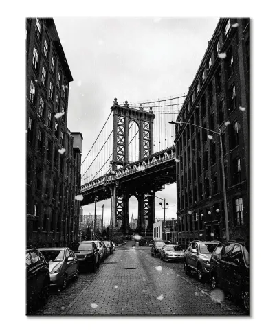 Most Brookliński - obraz na płótnie