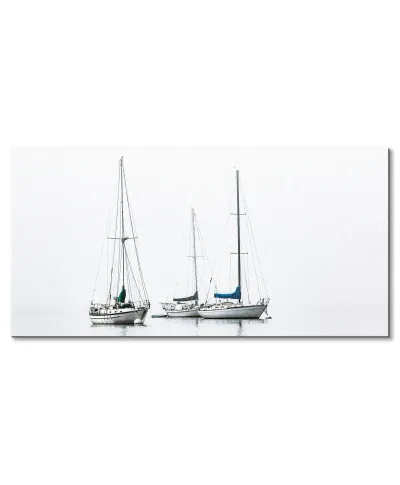 Łodzie - obraz na płótnie