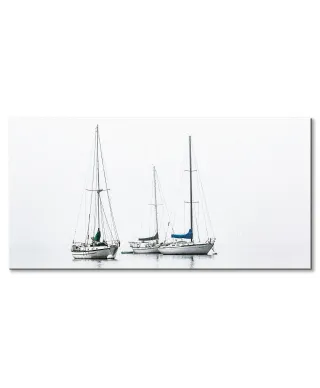 Łodzie - obraz na płótnie