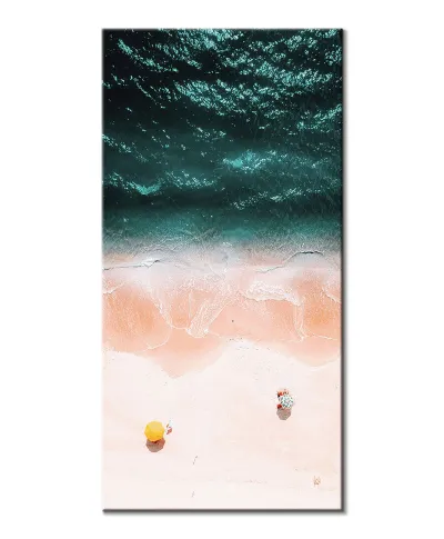 Słoneczna plaża - obraz na płótnie