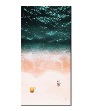 Słoneczna plaża - obraz na płótnie