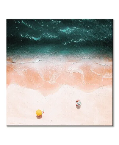 Słoneczna plaża - obraz na płótnie