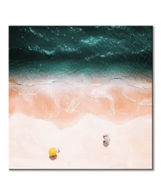 Słoneczna plaża - obraz na płótnie