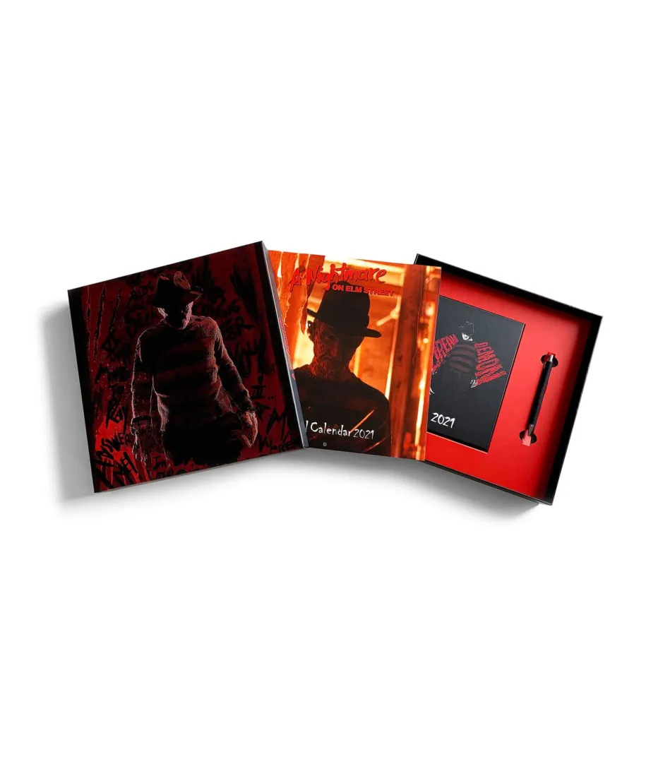 Koszmar z Ulicy Wiązów - zestaw na prezent długopis, kalendarz, pamiętnik 2021