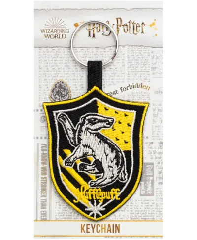 Harry Potter Hufflepuff - tkany brelok