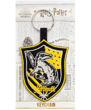 Harry Potter Hufflepuff - tkany brelok