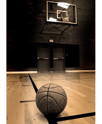 Fototapeta na ścianę  - Basketball on court - 183x254 cm