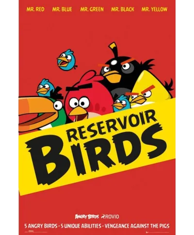Angry Birds Reservoir Birds - plakat