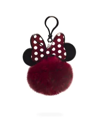 Minnie Mouse Bow and Ears - brelok z pomponem