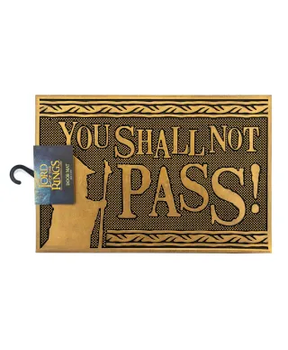 The Lord of the Rings You Shall Not Pass - wycieraczka gumowa