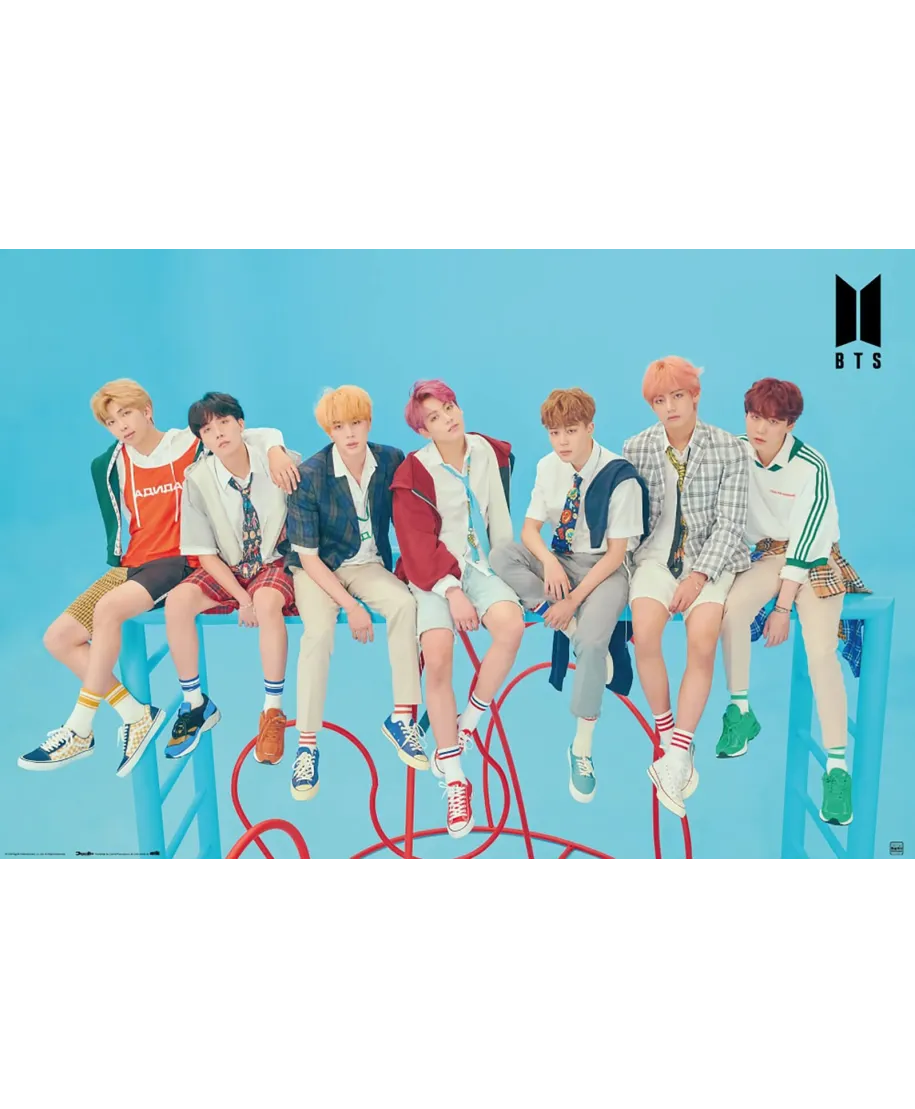 BTS Bangtan Blue - plakat