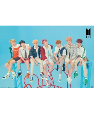 BTS Bangtan Blue - plakat