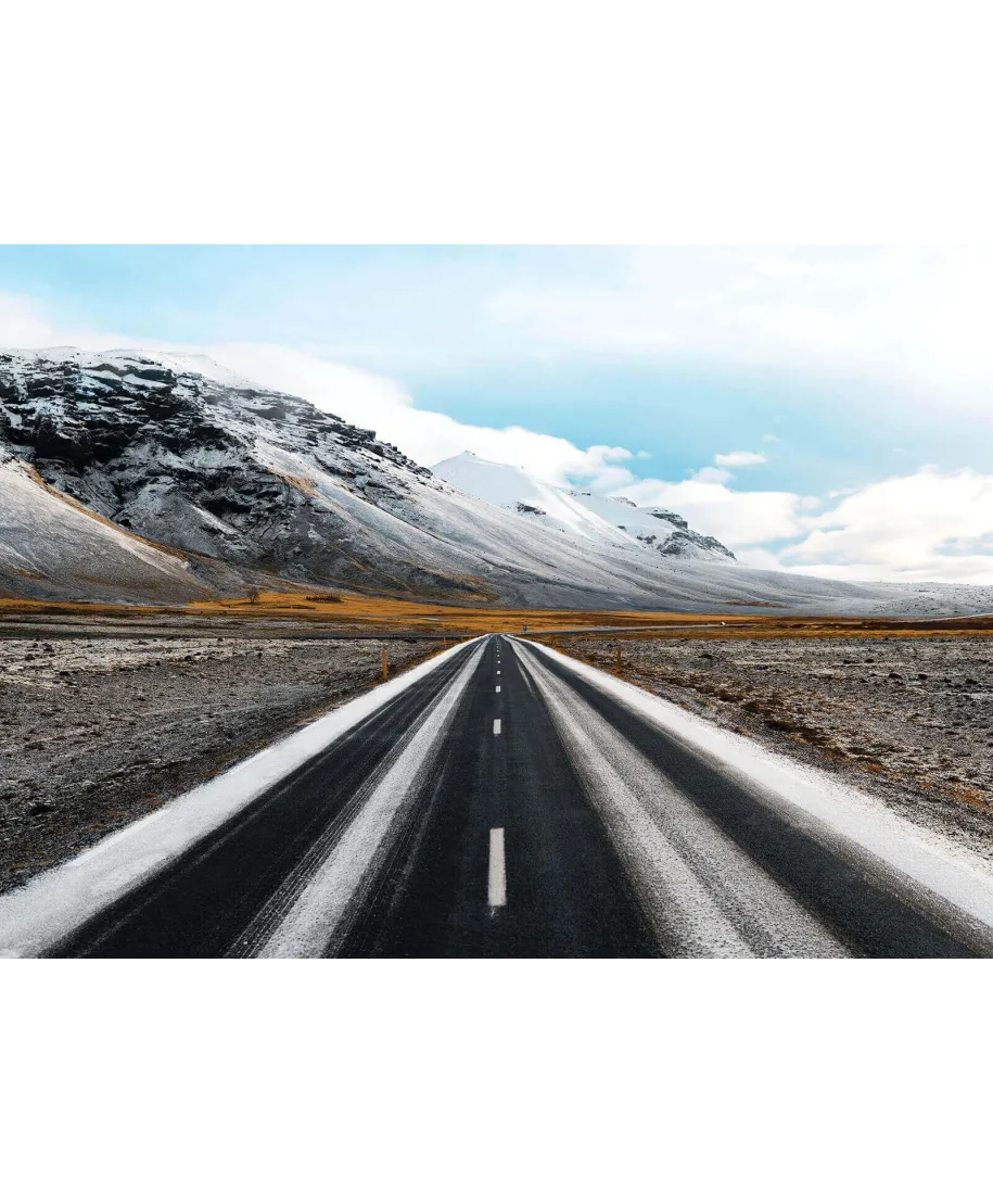 Droga na Islandii - fototapeta