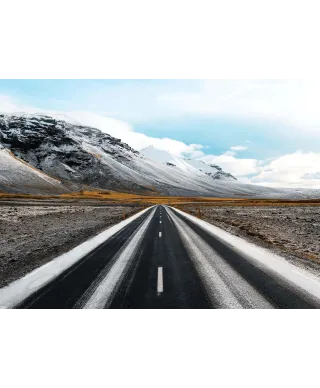 Droga na Islandii - fototapeta