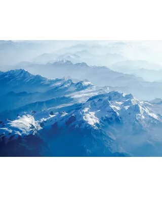 Śnieżne Góry - fototapeta