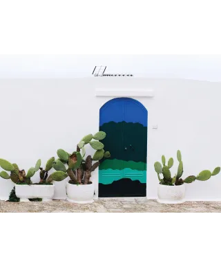 Białe Miasto - fototapeta