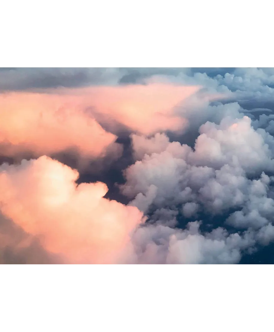 W chmurach - fototapeta