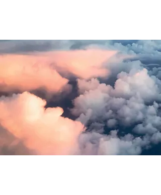 W chmurach - fototapeta