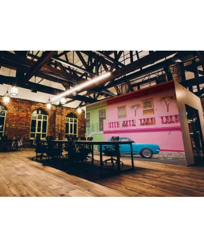 Kolorowe bloki - fototapeta