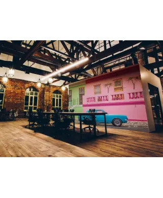 Kolorowe bloki - fototapeta