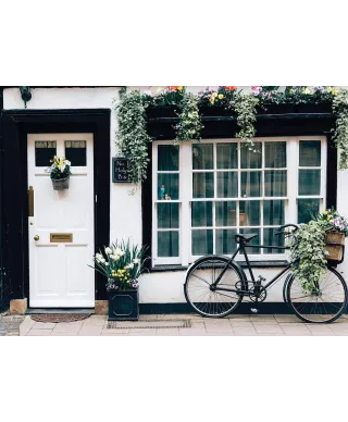 Angielski Domek - fototapeta