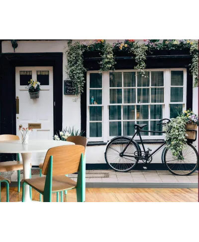 Angielski Domek - fototapeta