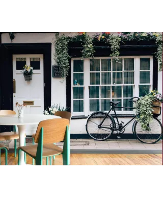 Angielski Domek - fototapeta