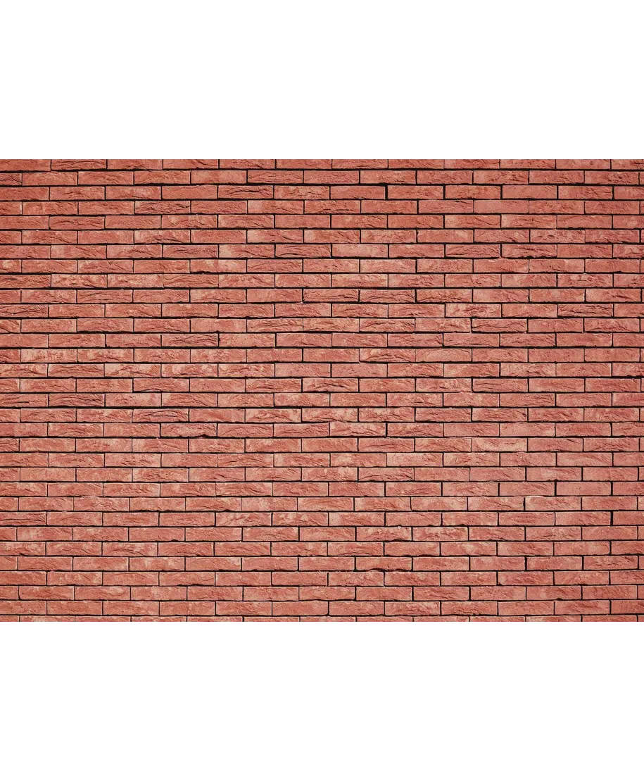 Ściana z czerwonej cegły - fototapeta