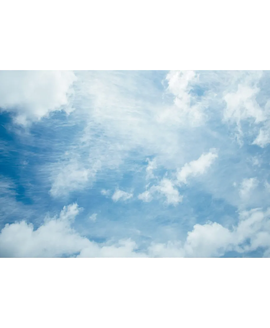 Obłoki na niebie - fototapeta